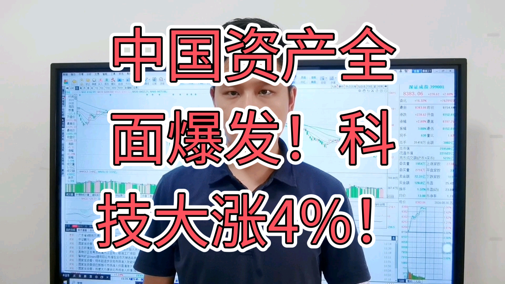 中国资产全面爆发!科技大涨4%!老乡别走 该减仓还是加仓?哔哩哔哩bilibili