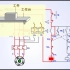 电动机控制原理图：工作台自动往返控制电路