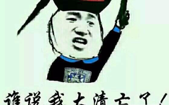 大清亡了是什么梗