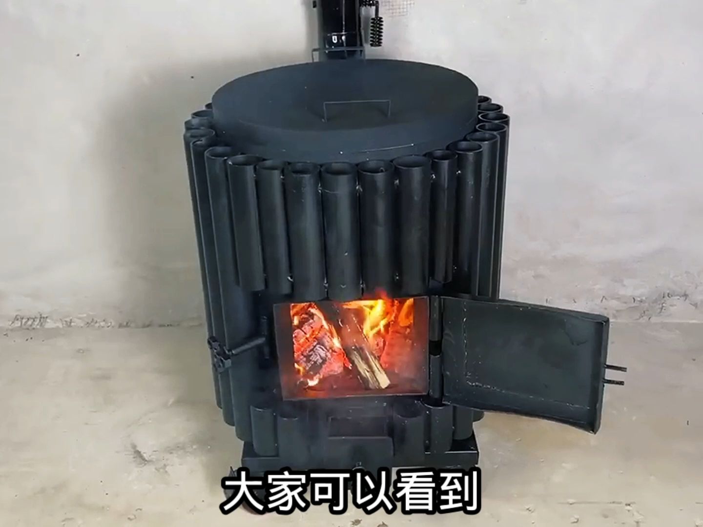 买个柴火炉太贵？教你花100块自己制作一台，取暖效果太棒了
