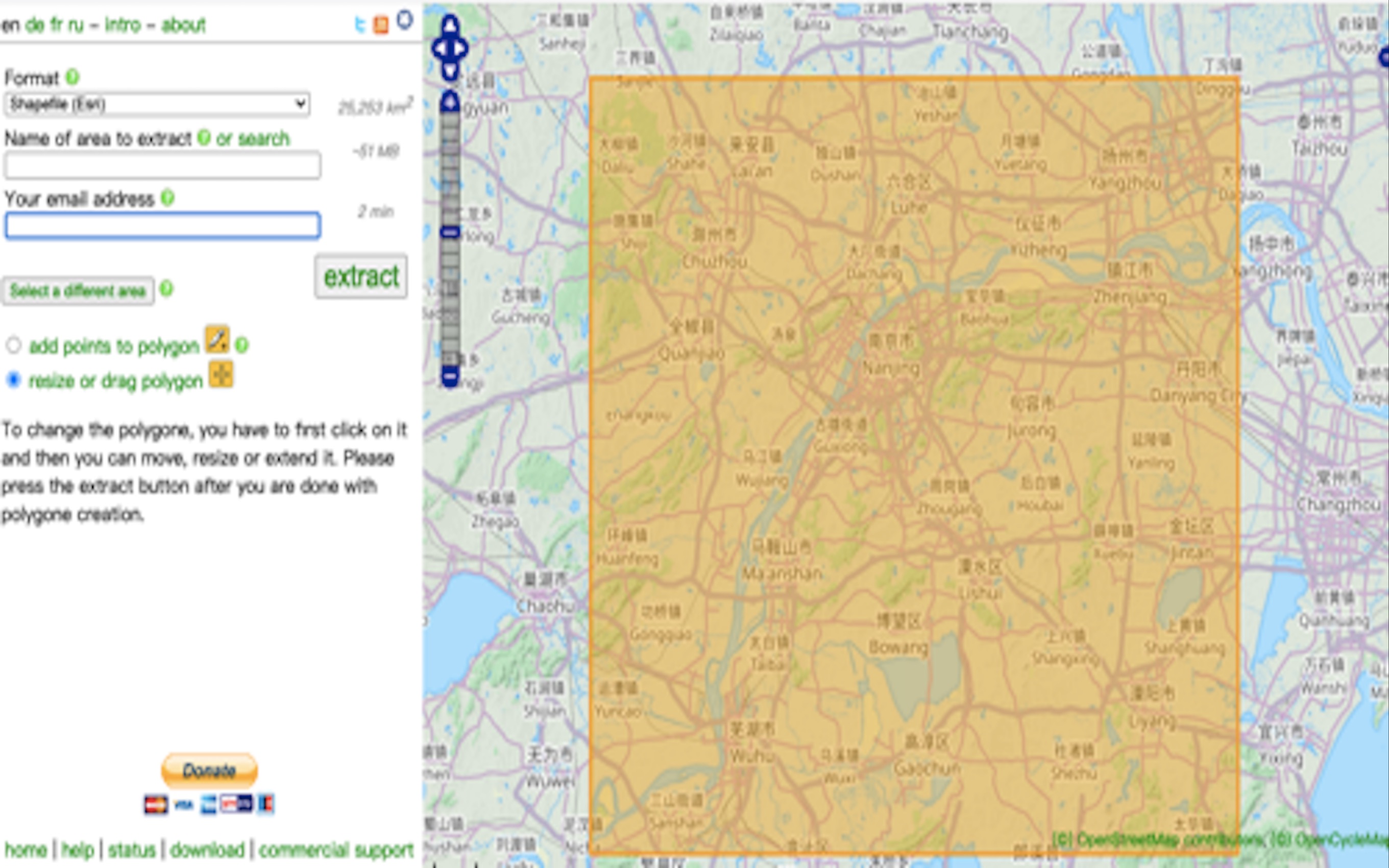 开源网站获取城市路网数据——OpenStreetMap