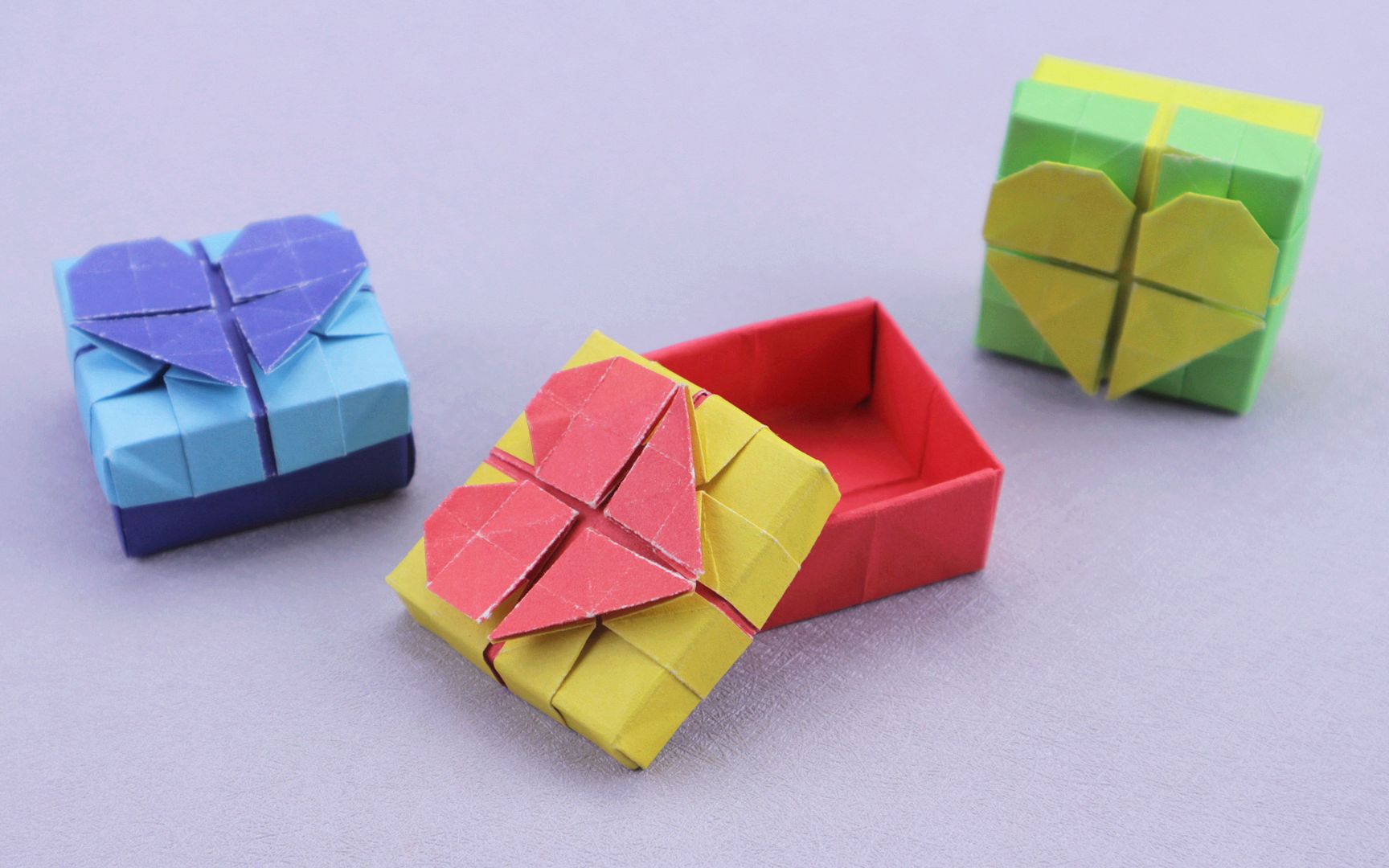 手工折纸带花边盒子折纸步骤图解（折纸立体手工作品） - 有点网 - 好手艺