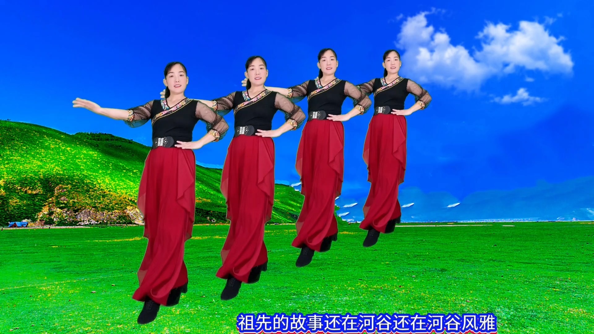 民族风混搭水兵舞《边疆》优美大气，附教学