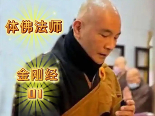 一切有为法，如梦幻泡影，如露亦如电，应作如是观。体佛法师出家后金刚经23 集全（第一集）