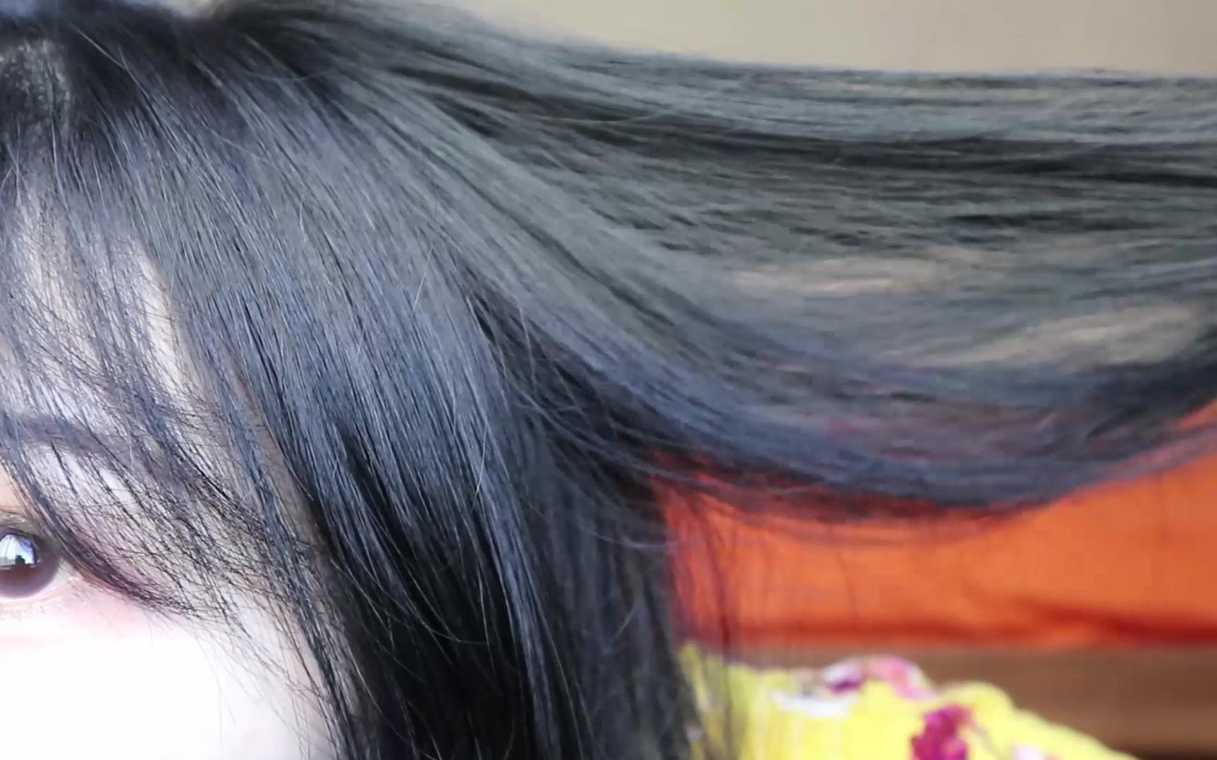 【DIY染发】70￥欧莱雅染发膏♡黑色？蓝色？？黑蓝色？？？