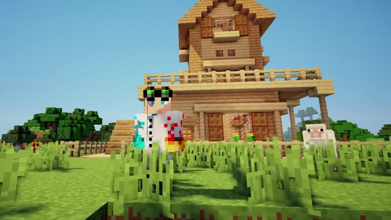 Minecraft教你如何建一个适合生存美观的小屋 哔哩哔哩 つロ干杯 Bilibili