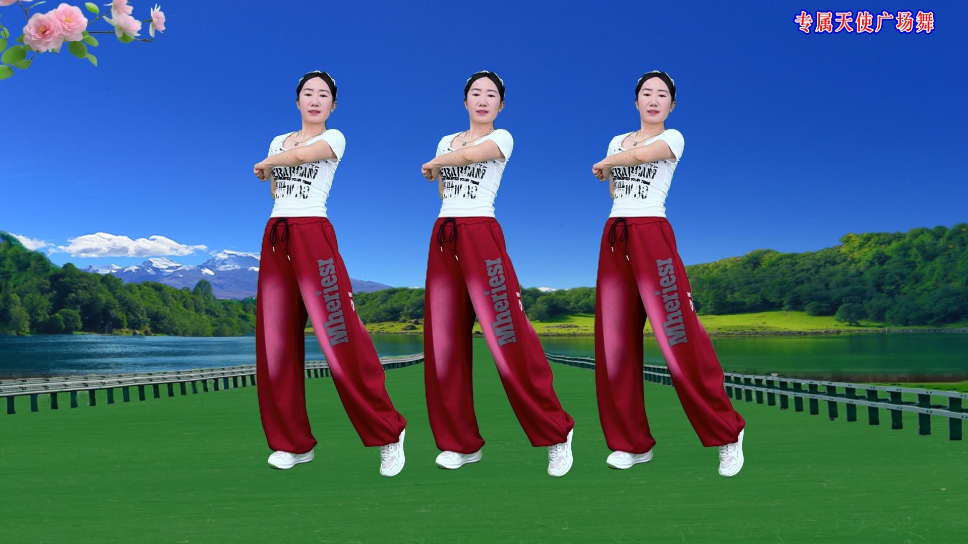 广场舞《佛前求了千百遍》超美水兵混搭风，这舞步太火了，附分解