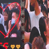 两男生音乐节被互亲环节cue中，前排女生扒下口罩，霸气深情一吻
