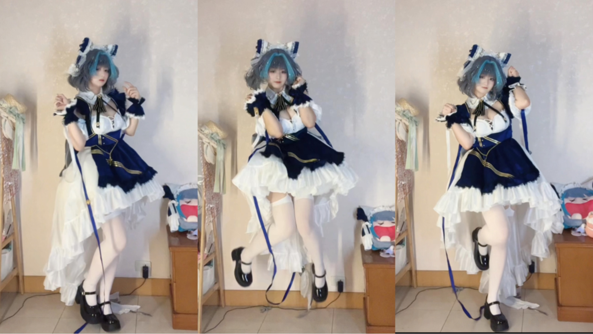 The cat dances = ^ ● 𖥦 ● ^ = Commander! Your kitten is dancing!