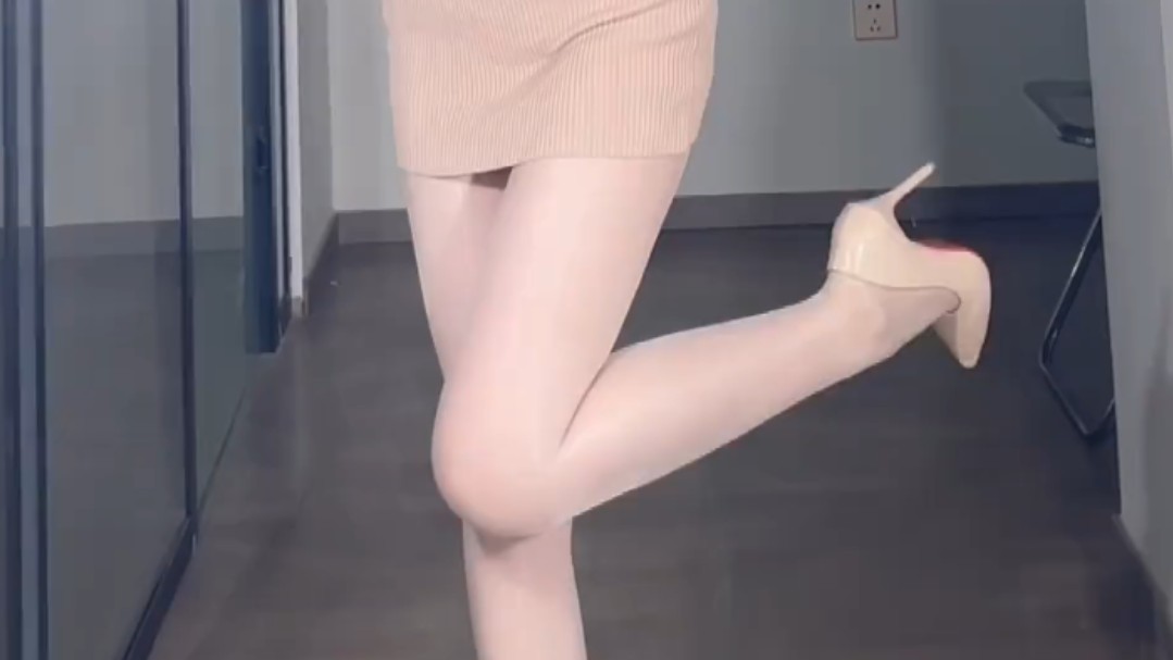 Reward yourself with a flesh-silk wrap-around skirt