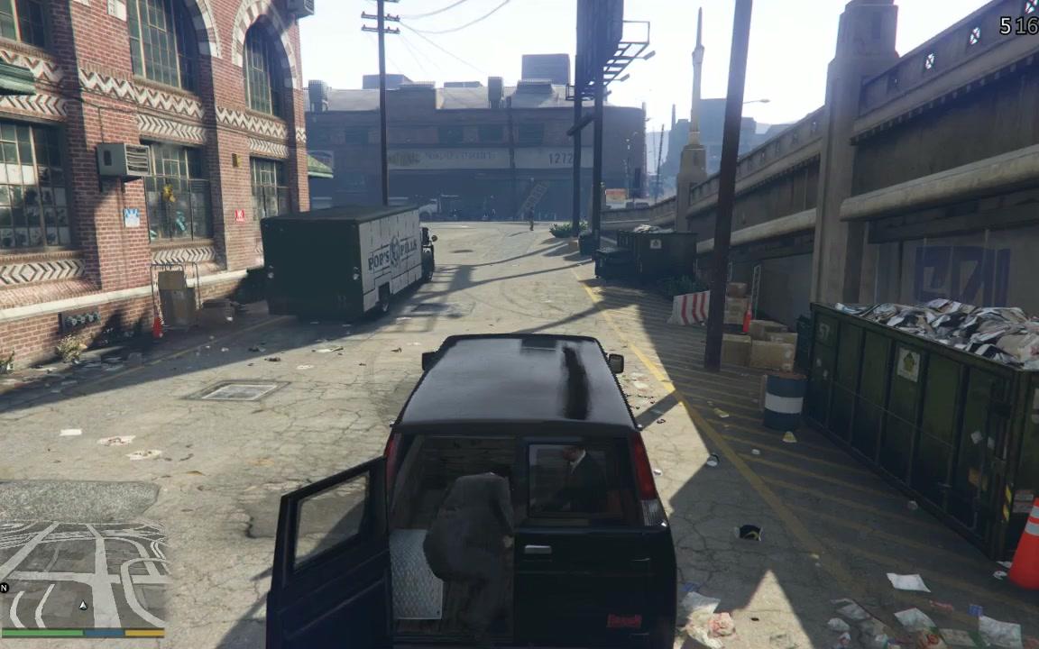 gta5 小白第一次抢银行.