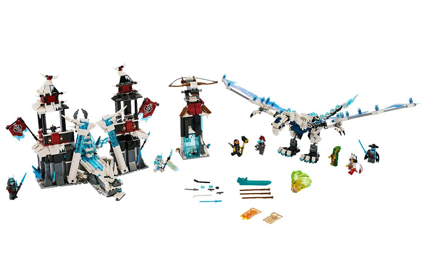 乐高 LEGO 70678 幻影忍者 放逐君王的城堡 拼搭搬砖视频