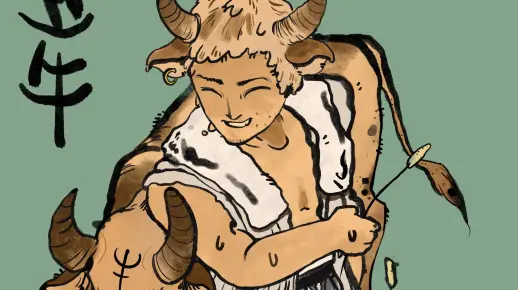【绘画过程】十二生肖一丑牛