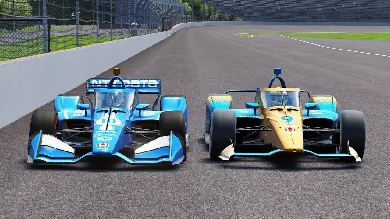 Indycar Road套件 VS Indycar椭圆套件 在多个赛道上