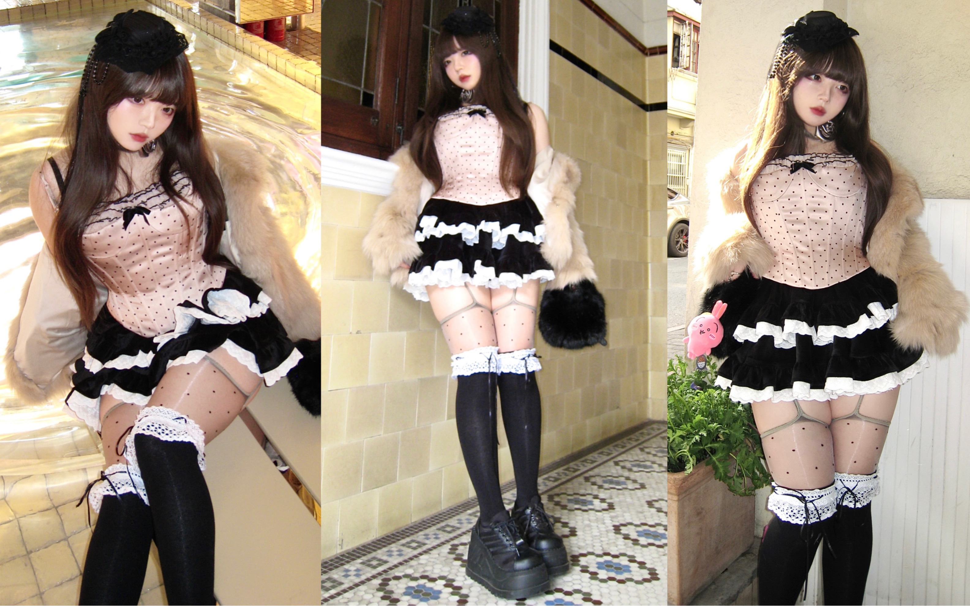 A little winter excursion for meat girls! Do you look like a doll or a hot girl? ☆ Microfat Wear VLOG｜Shanghai Exhibition｜Old Buildings