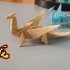 手工折纸教程，恐龙小飞龙折法简单得难以想象，不信你自己看