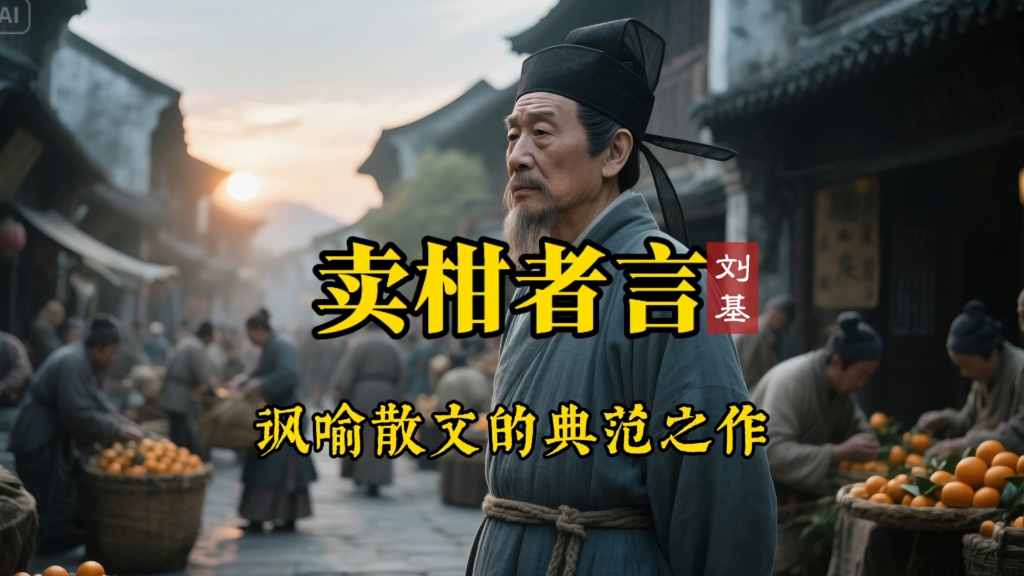 刘基《卖柑者言》—朗诵版