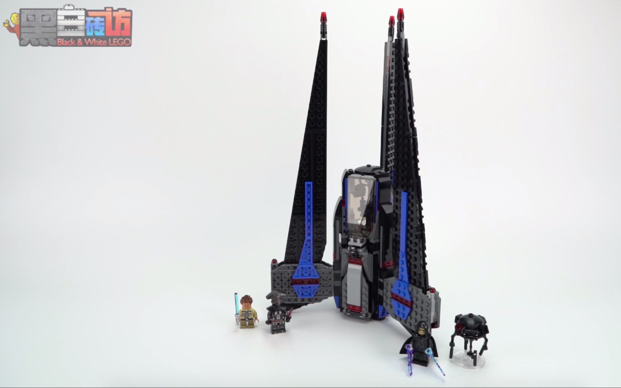 乐高lego★星球大战75185 追击者i型战机【黑白评测】