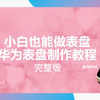 小白也能做表盘—华为表盘制作教程