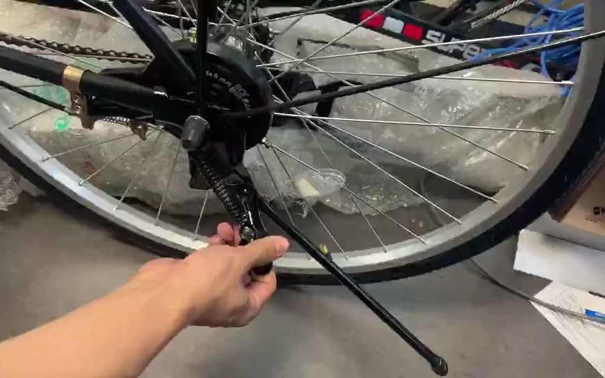 通勤车支撑使用方法