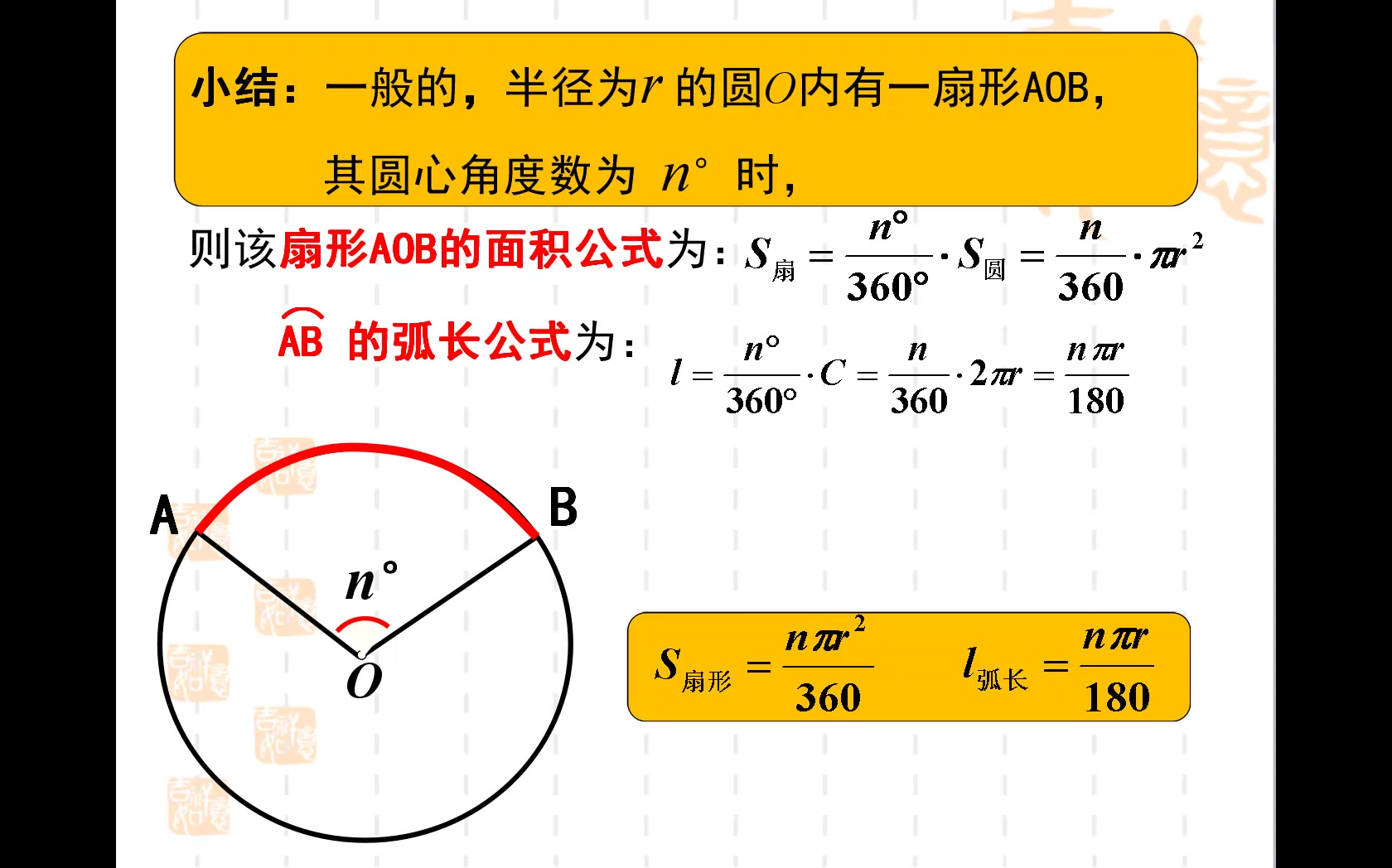 3 9 弧长及扇形的面积 哔哩哔哩 つロ干杯 Bilibili