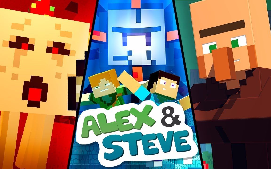【Alex&Steve的冒险生活】搞笑动画合集-1 中英字幕
