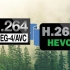 视频编码画质对比 h.264 vs. h.265