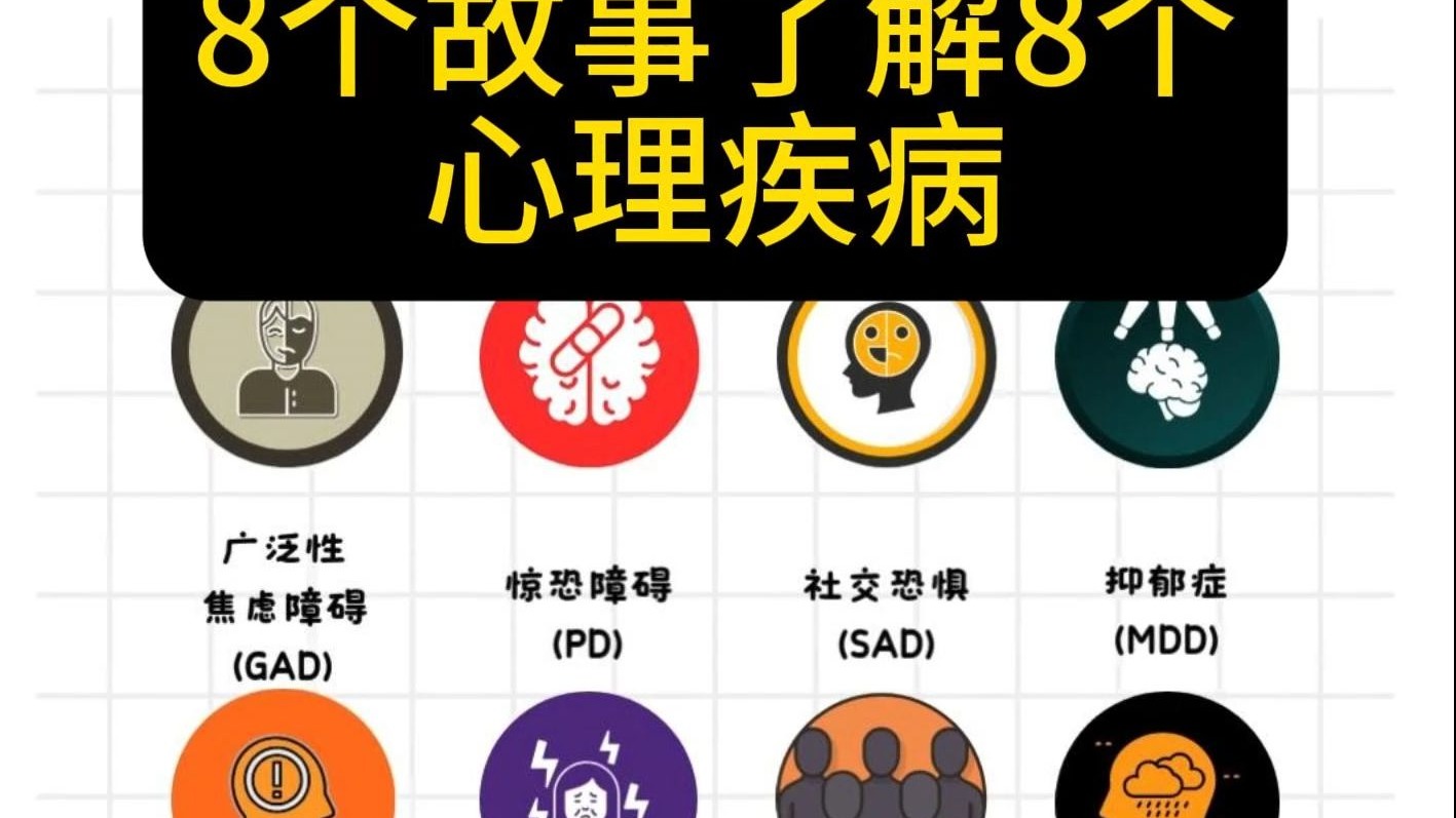 8个故事了解8个常见的心理疾病
