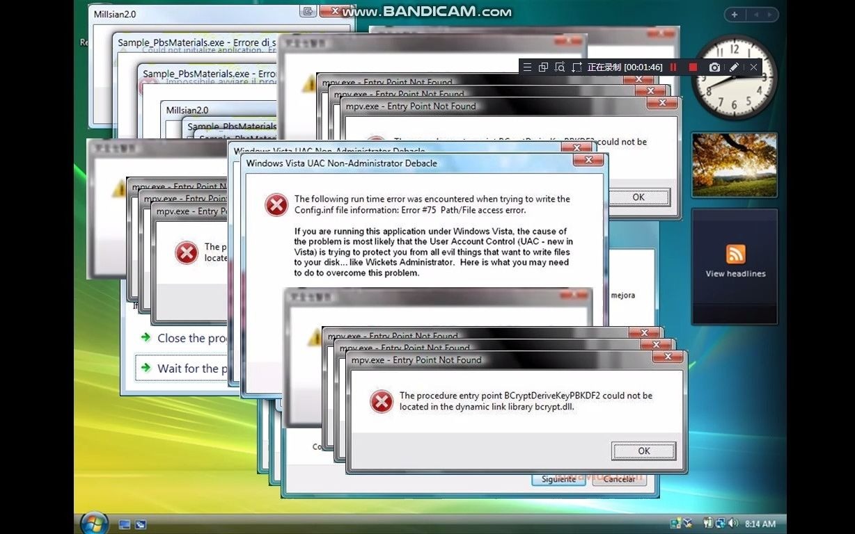 Windows Vista Crazy Error_哔哩哔哩_bilibili