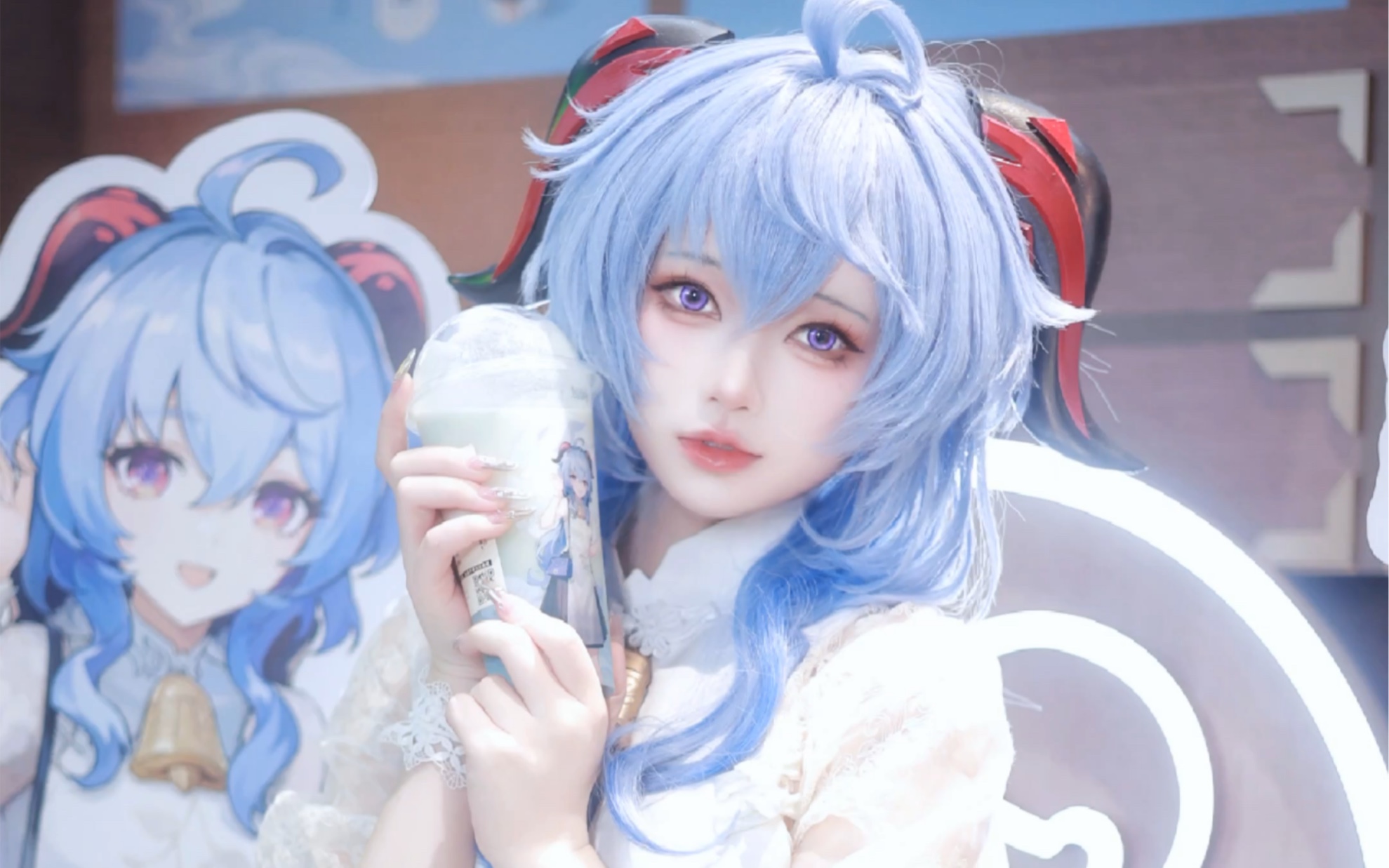 【甘雨】起猛了 王小美亲自喂我喝奶茶