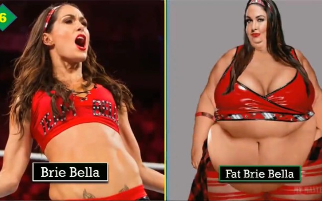 WWE：20位美女如果变胖了，她会是什么样子？