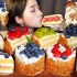 ☆ COSY ☆ 草莓奶油蛋糕挞、蓝莓奶油迷你卷、草莓奶油三明治、牛奶金字塔面包、青葡萄奶油蛋糕挞、草莓奶油蛋糕、蓝莓奶