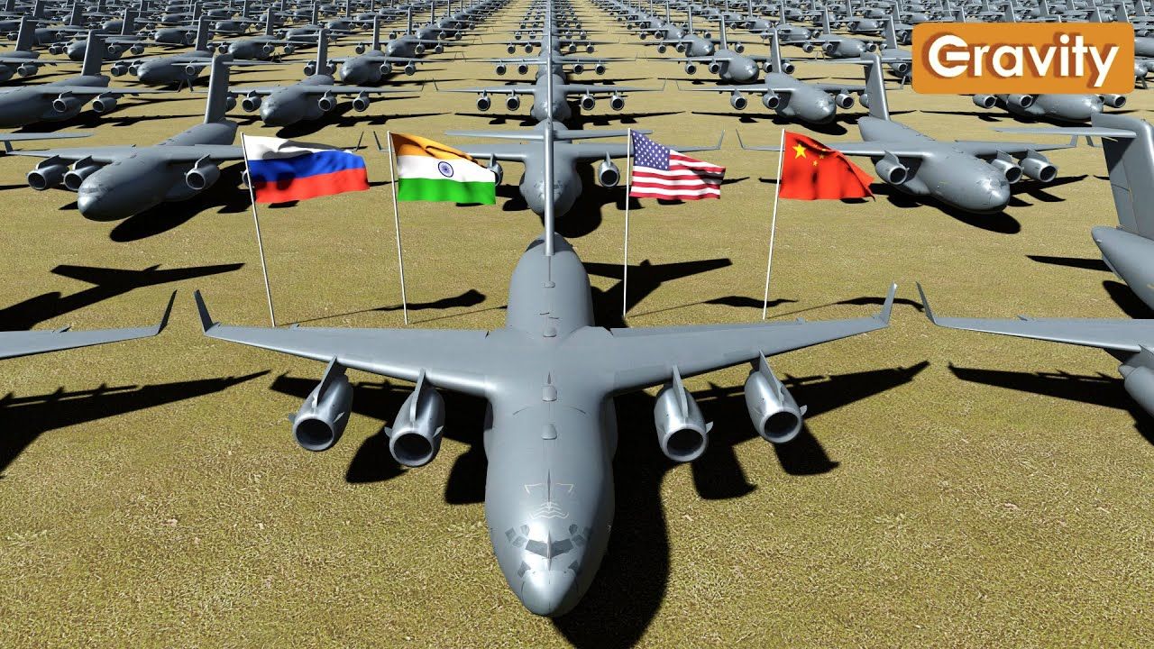 【超级比一比】2023年世界各国军用运输机的实力