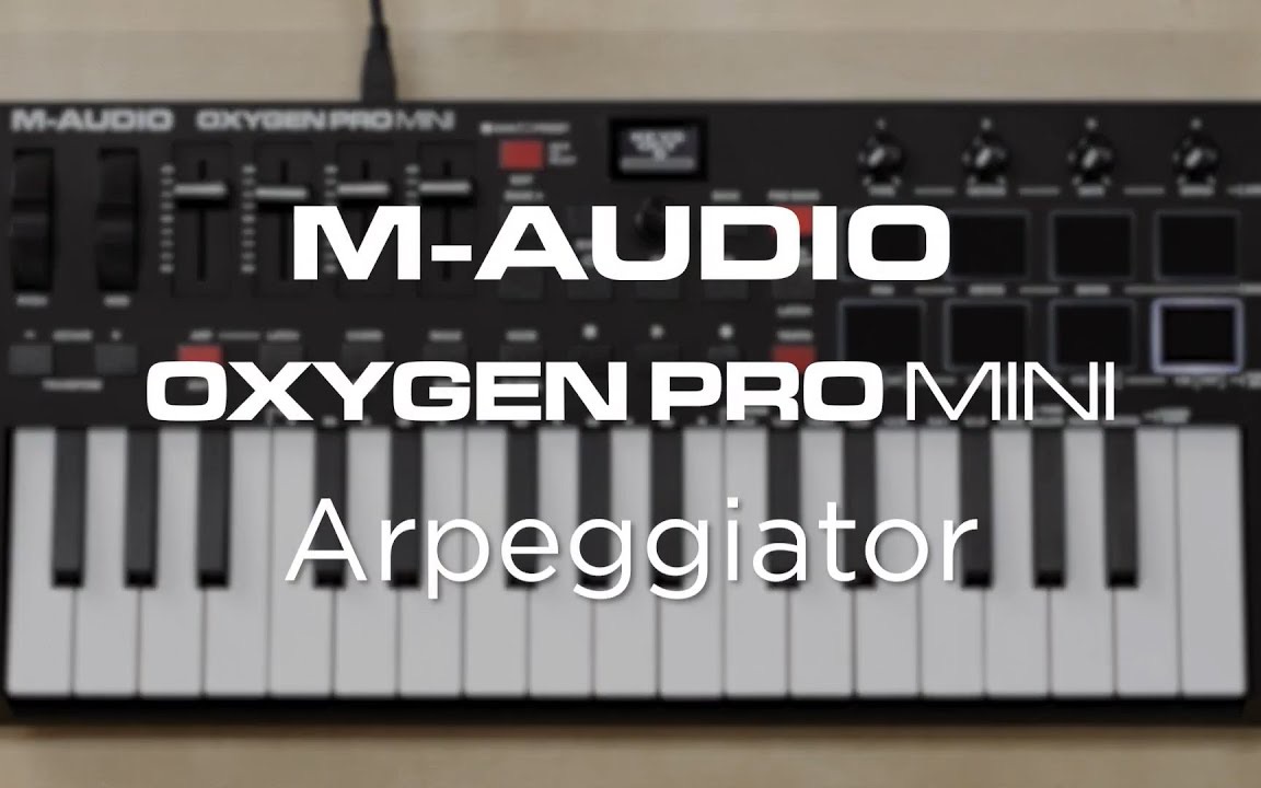 【中字】琶音功能-M-Audio Oxygen Pro Mini 使用说明