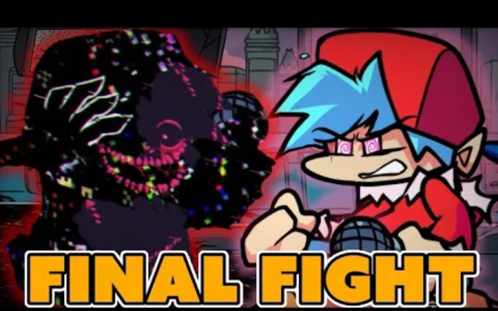 FCR: Final Fight but It's GLITCH EVIL BF vs SPIRIT BF Sing! | Final Fight Cover