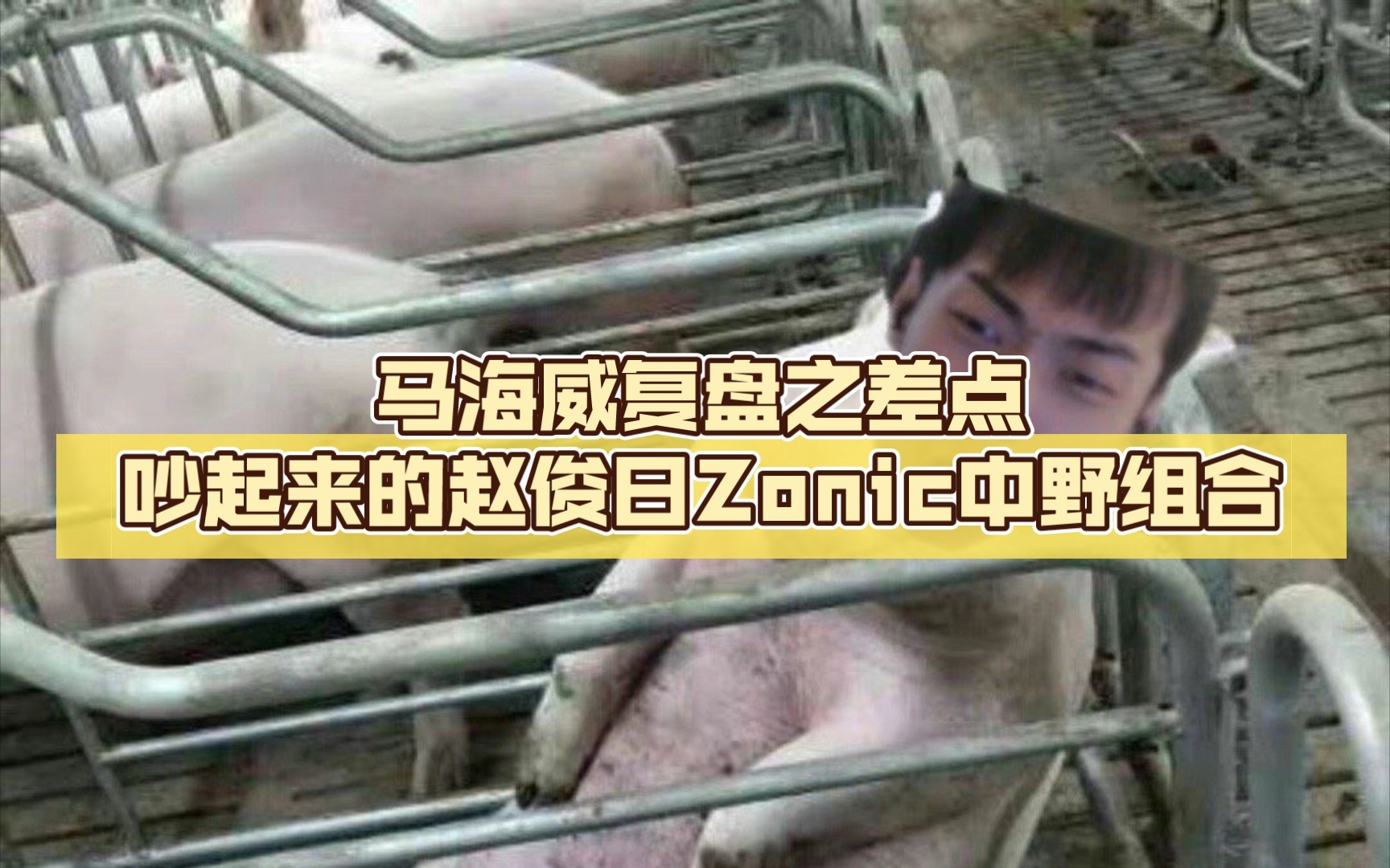 [稿子解说杯]马海威复盘之差点吵起来的赵俊日zonic中野组合