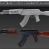 【3dmax枪械建模】所有枪械游戏都需用到，经典枪械“AK47”模型制作教程，肝就完了！