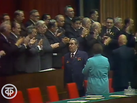 【无字幕版本，求空耳】苏共第二十五次代表大会。 1976 年 3 月 5 日最后一次会议（1976）勃列日涅夫