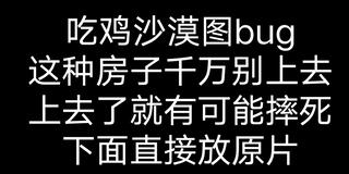 《和平精英bug》和平精英，沙漠图bug太影响游戏体验惹(视频)