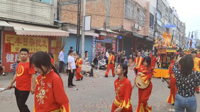 陆丰市南塘镇三月廿四日妈祖十周年庆典游行完整队伍