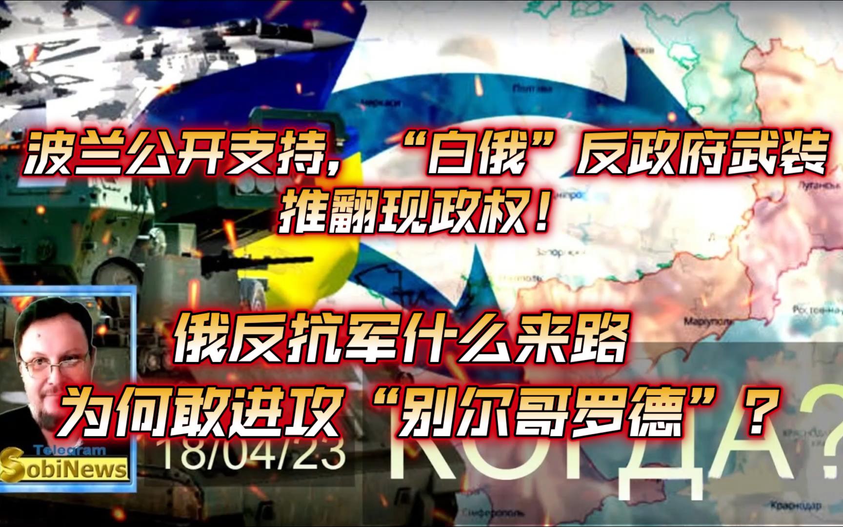 5月25日俄乌战况解析波兰公开支持白俄反政府武装推翻现政权 俄反抗军什么来路为何敢进攻别尔哥罗德 天道宇同 天道宇同 哔哩哔哩视频