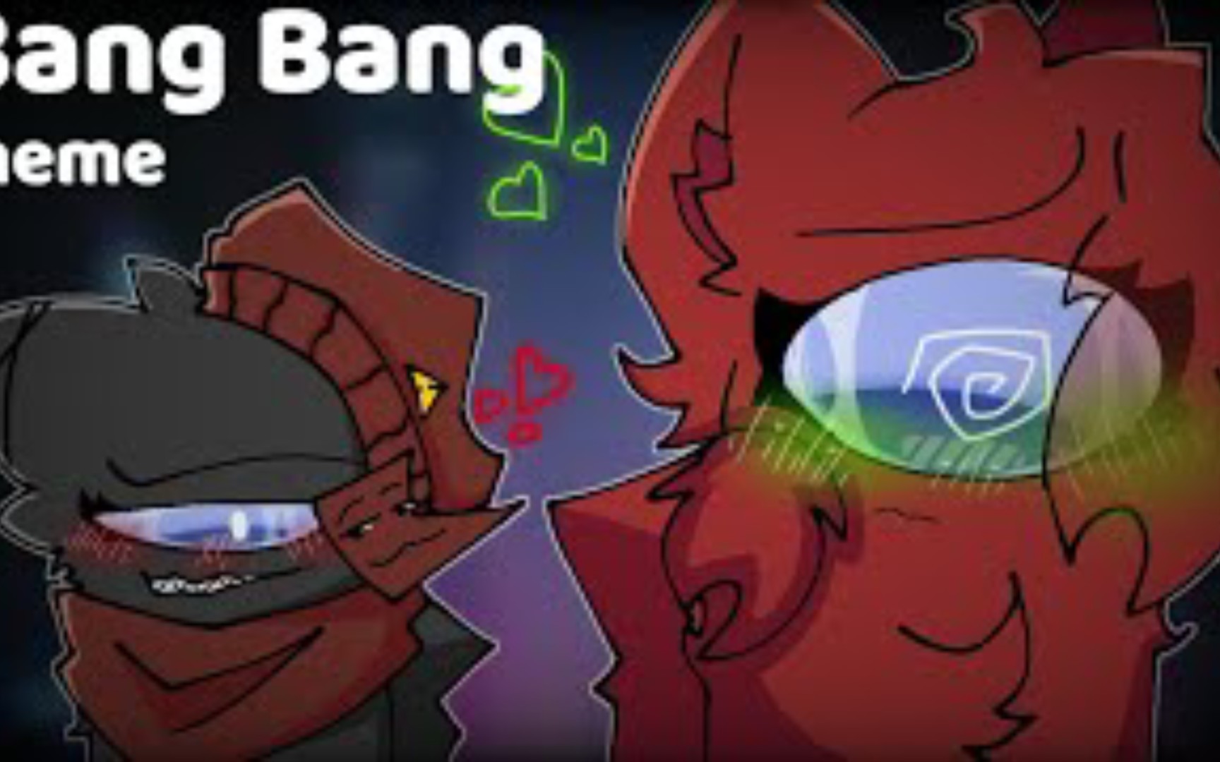 [转载]❤️红x黑🖤 || Bang Bang || animation meme || among us
