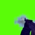 【绿幕素材】AK-47枪射击绿幕素材无版权无水印自提［720 HD]
