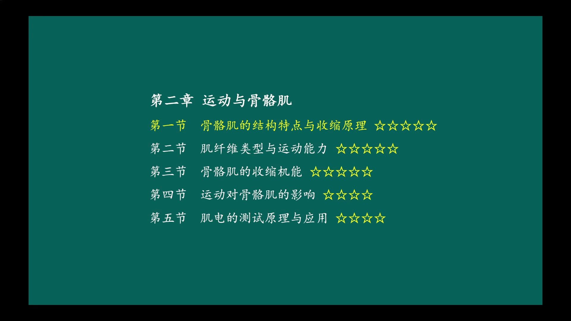 运动生理学 王瑞元版（整书更新）第二章 运动与骨骼肌 第1节（第6版）