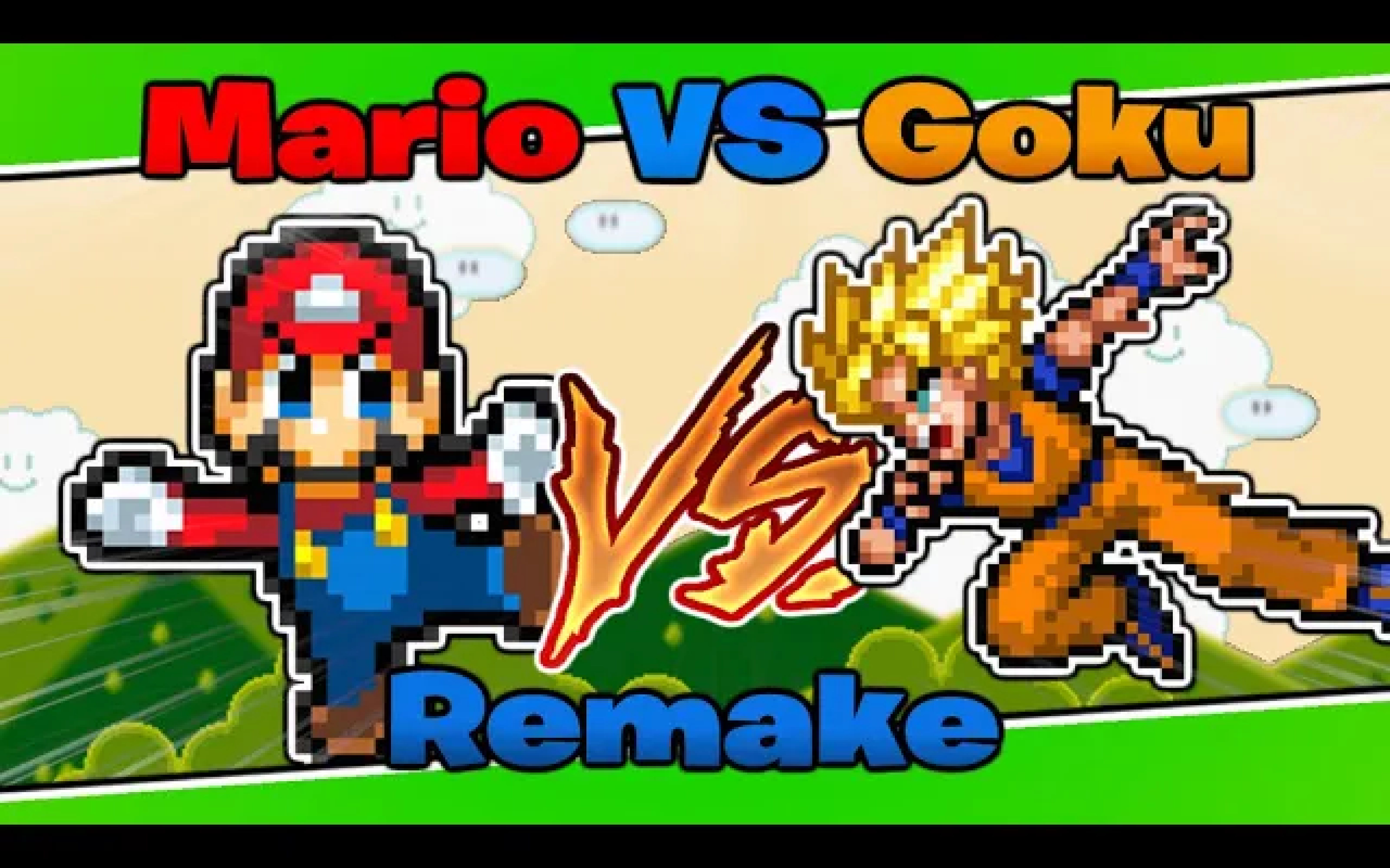 Mario vs Goku - Part 1 REMAKE!-哔哩哔哩