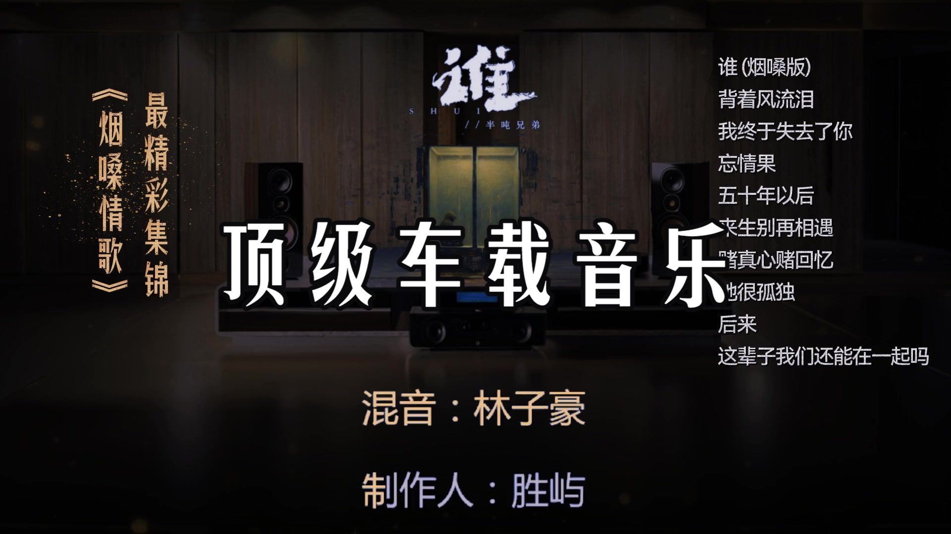 【Hi-Res】《烟嗓情歌》 最精彩集锦①🔊顶级车载音乐🎧