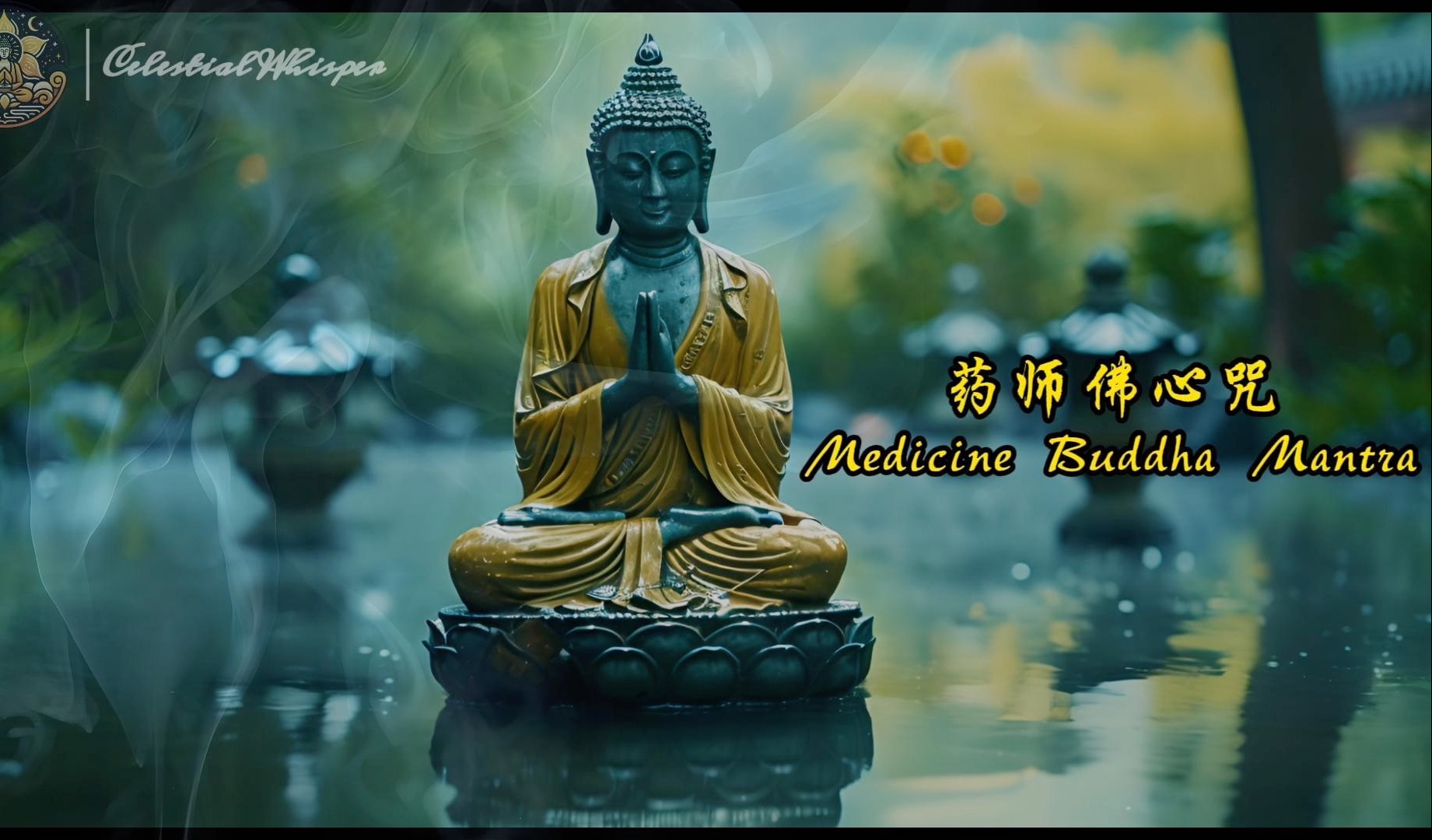 【佛教音乐】药师佛心咒 惠普法师 发善愿 消灾延寿保平安 冥想禅修 安神助眠 心灵疗愈 佛法无边