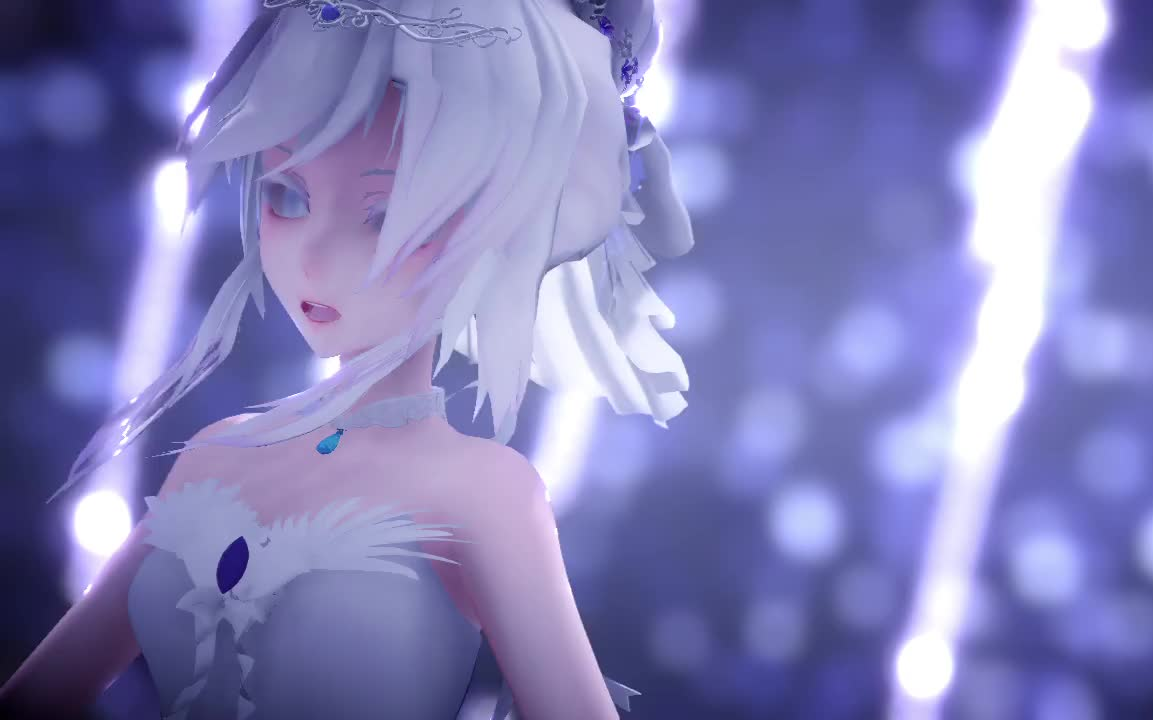 【mmd】diamond sky//tda式改変芭蕾舞裙·紫天鹅弱音