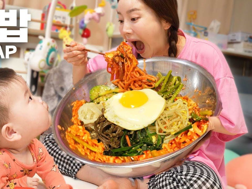 【Ssoyoung 中字】 韩式石锅拌饭韩国家庭食物