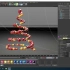 Cinema 4D制作圣诞树动态效果-简单实用-快来充个电吧